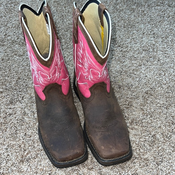 Shoes - Pink Durango cowboy boots